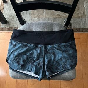 Vuori Omni Performance Shorts‎ Sz L - Tide Dunes Running Athletic VW333 Blue